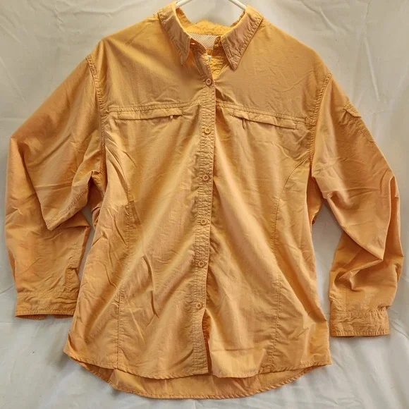 World Wide Sportsman Fishing Shirt Vented Long Sleeve Button Up XL - Picture 1 of 4